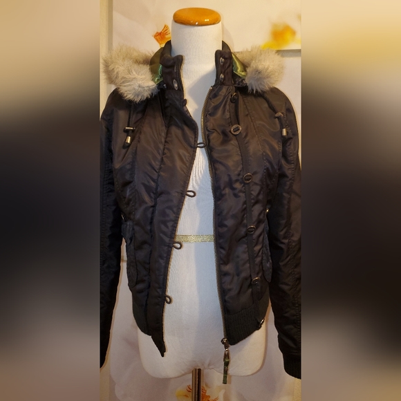 Black Warm Jacket/Coat - Picture 12 of 16